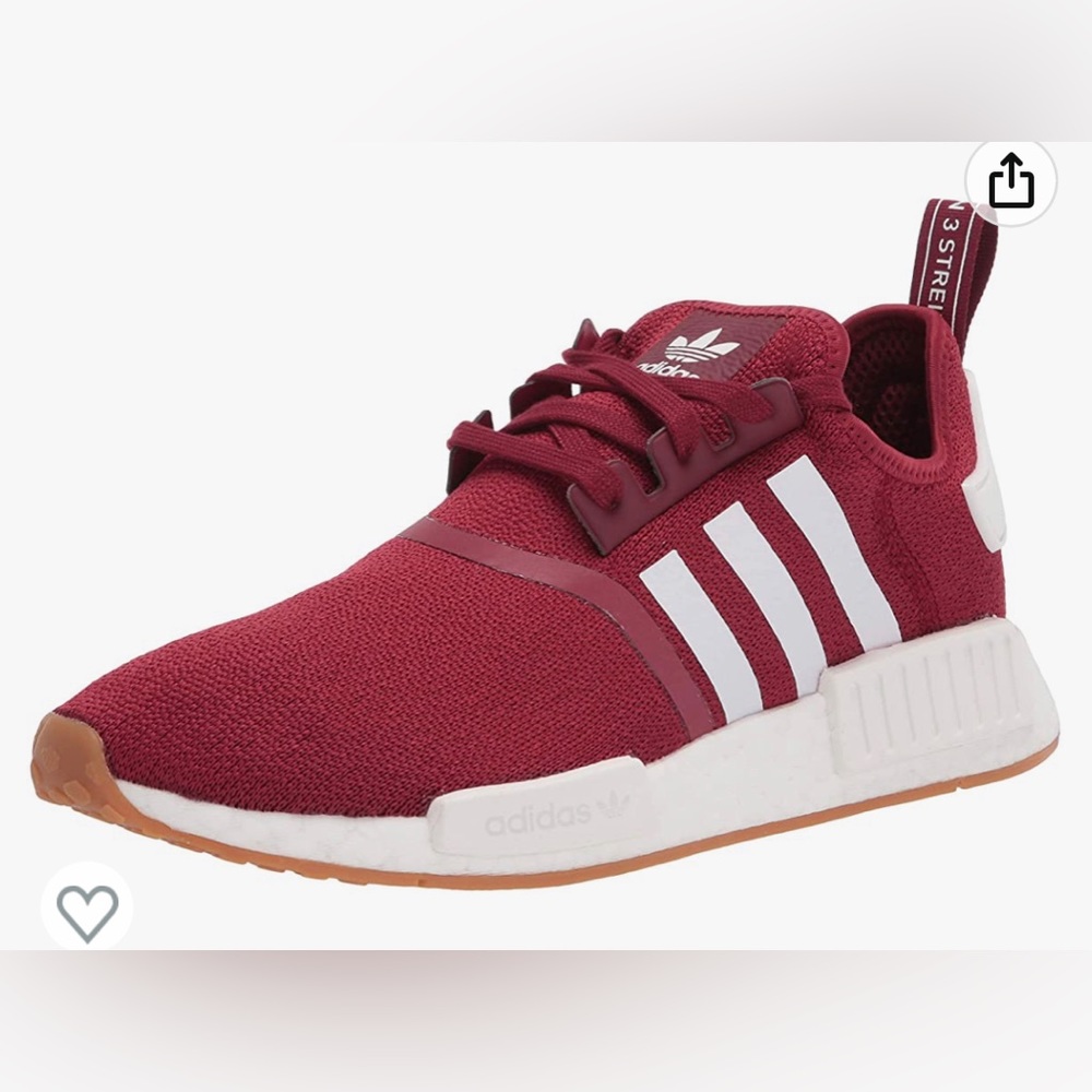 Adidas NMD Sneakers Women’s Size 10 Maroon Boost Running Shoes Streetwear
